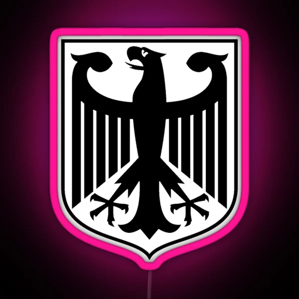 German Eagle Black 2021 2 GER 1 RGB Neon Sign