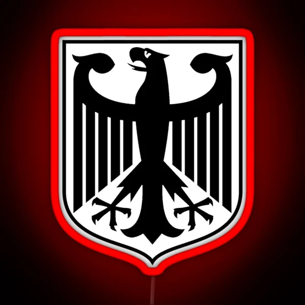 German Eagle Black 2021 2 GER 1 RGB Neon Sign