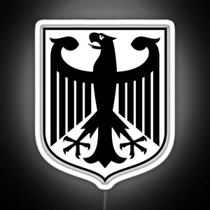 German Eagle Black 2021 2 GER 1 RGB Neon Sign