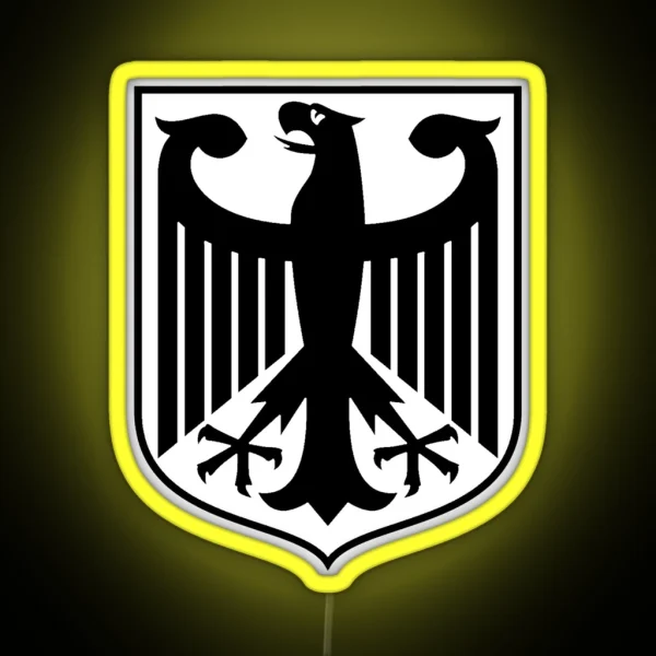 German Eagle Black 2021 2 GER 1 RGB Neon Sign