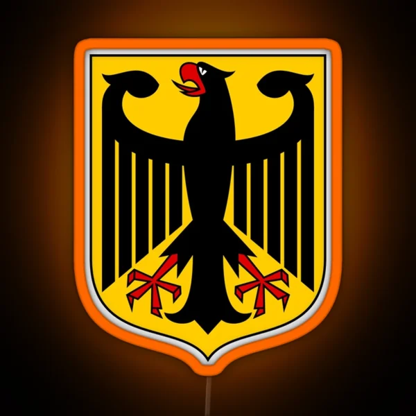 German Eagle Black 2021 3 GER 9 RGB Neon Sign