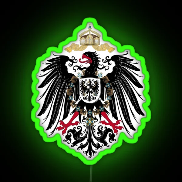 German Empire Eagle RGB Neon Sign