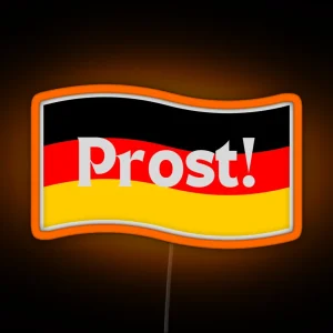 German Flag Prost RGB Neon Sign