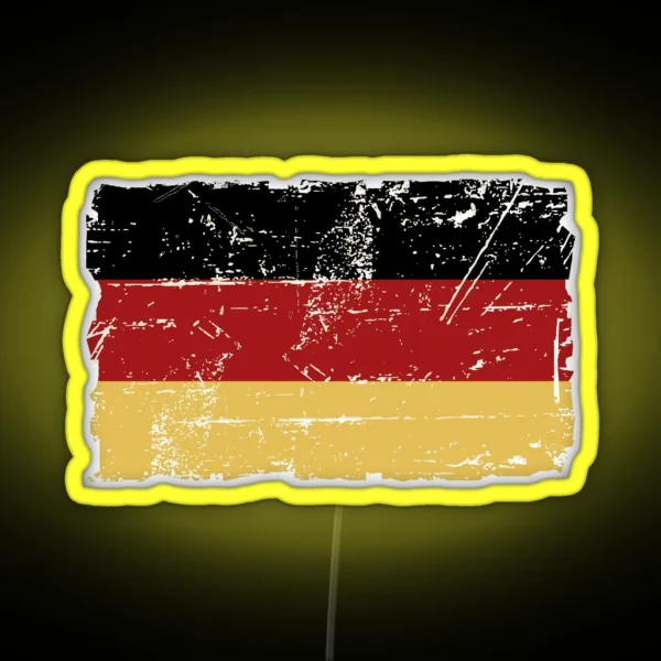 German Flag Vintage Look RGB Neon Sign