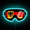 German Goggles Goggle Flag Art Dopeyart RGB Neon Sign - Image 2