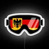 German Goggles Goggle Flag Art Dopeyart RGB Neon Sign - Image 4