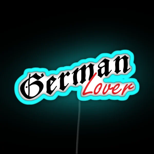 German Lover RGB Neon Sign