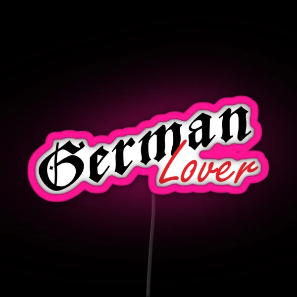 German Lover RGB Neon Sign