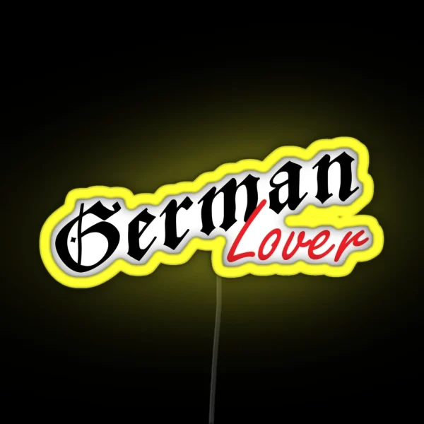 German Lover RGB Neon Sign