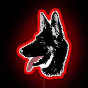 German Shepherd RGB Neon Sign