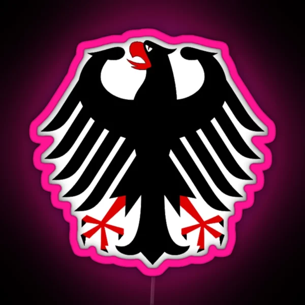 Germany Deutschland Bundesadler German Eagle RGB Neon Sign