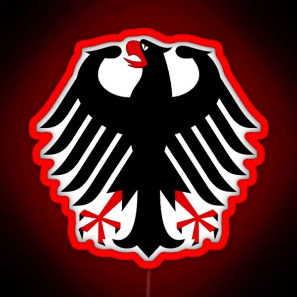Germany Deutschland Bundesadler German Eagle RGB Neon Sign