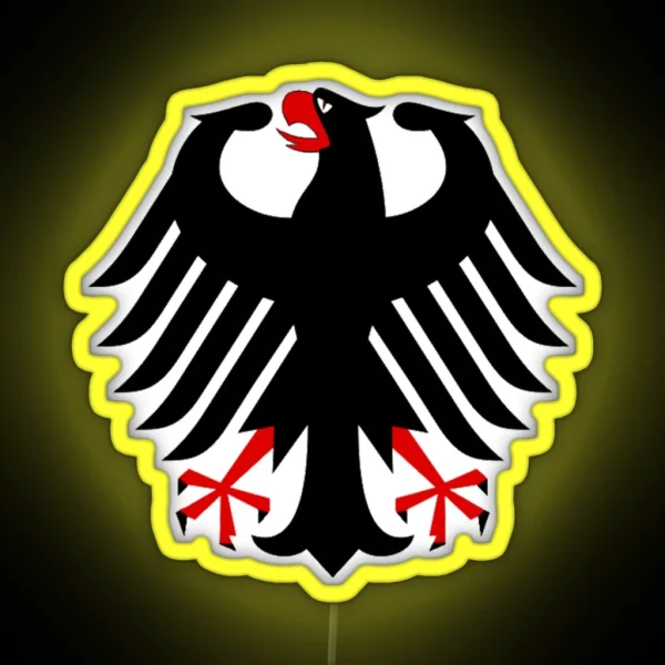Germany Deutschland Bundesadler German Eagle RGB Neon Sign