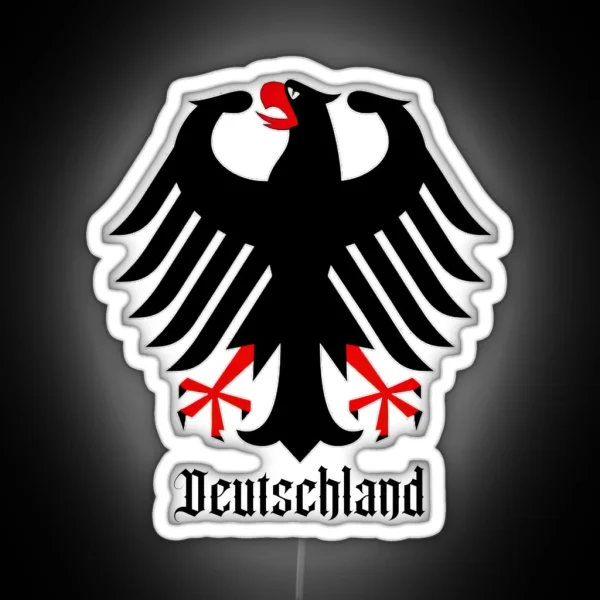 Germany Deutschland Bundesadler German Eagle 2021 3 GER 18 RGB Neon Sign