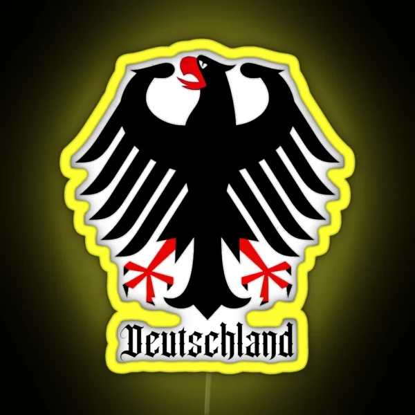 Germany Deutschland Bundesadler German Eagle 2021 3 GER 18 RGB Neon Sign