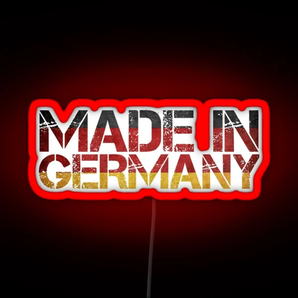 Germany Flag Deutschland RGB Neon Sign