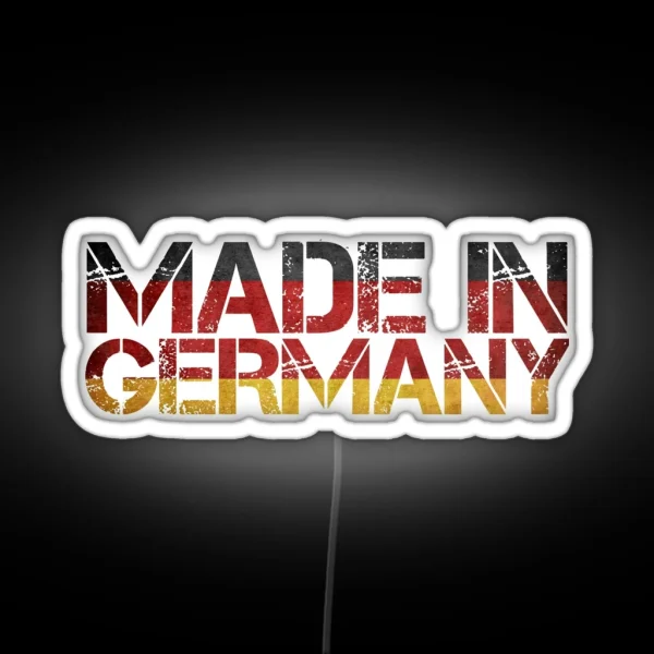 Germany Flag Deutschland RGB Neon Sign