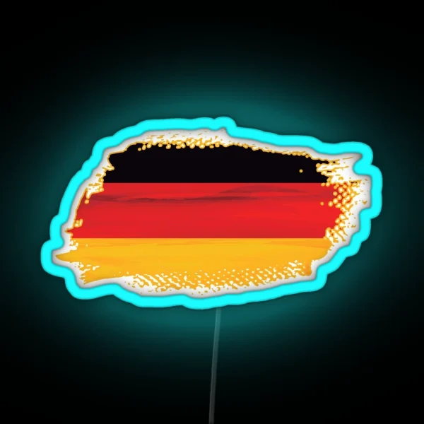 Germany Flag Led Gift For German Proud German Pride German Gift German Led German Roots Unisex RGB Neon Sign