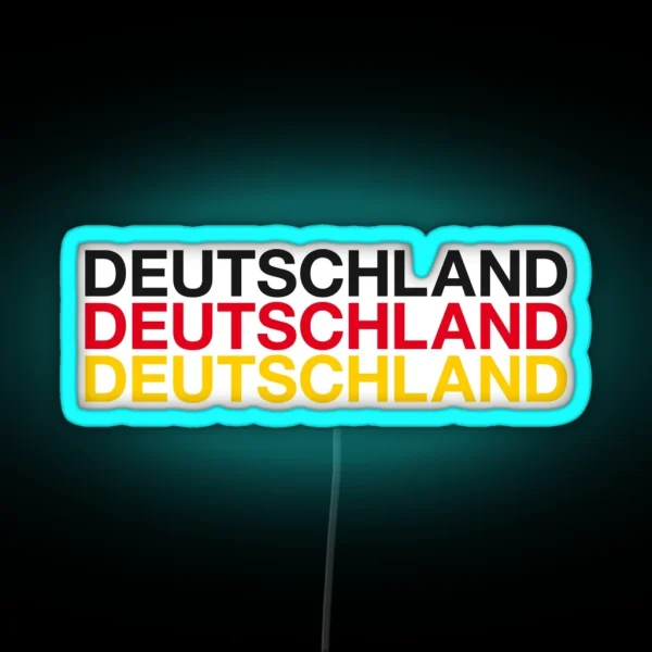 GERMANY Flag RGB Neon Sign