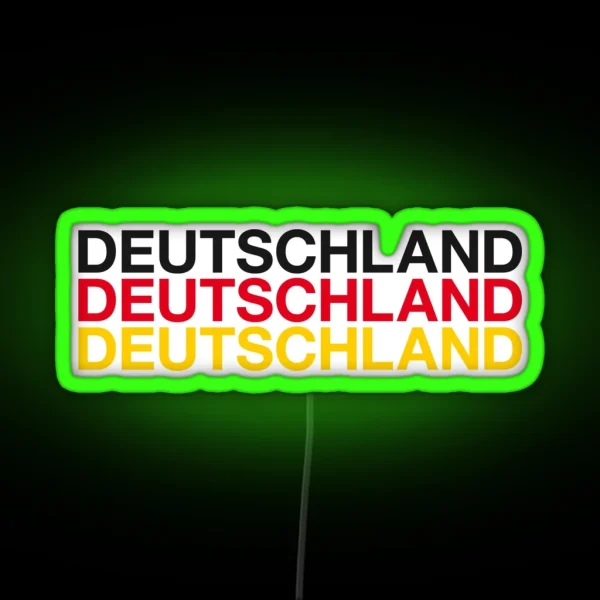 GERMANY Flag RGB Neon Sign