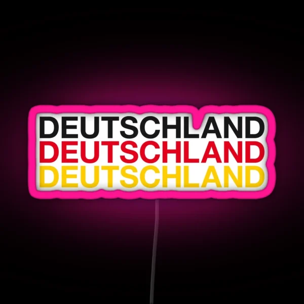 GERMANY Flag RGB Neon Sign
