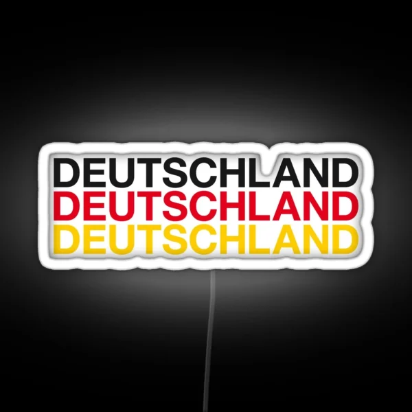 GERMANY Flag RGB Neon Sign