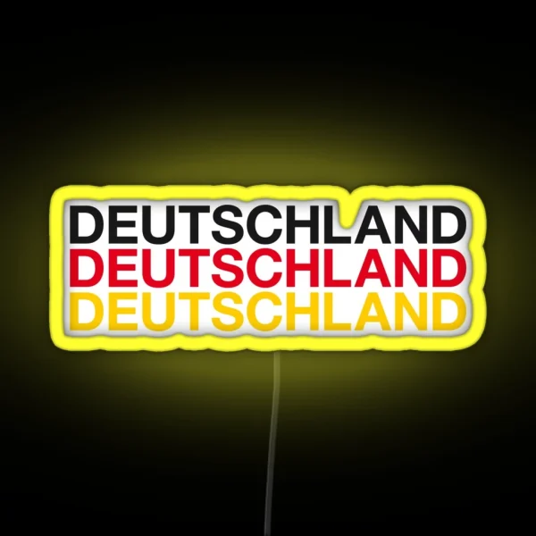 GERMANY Flag RGB Neon Sign