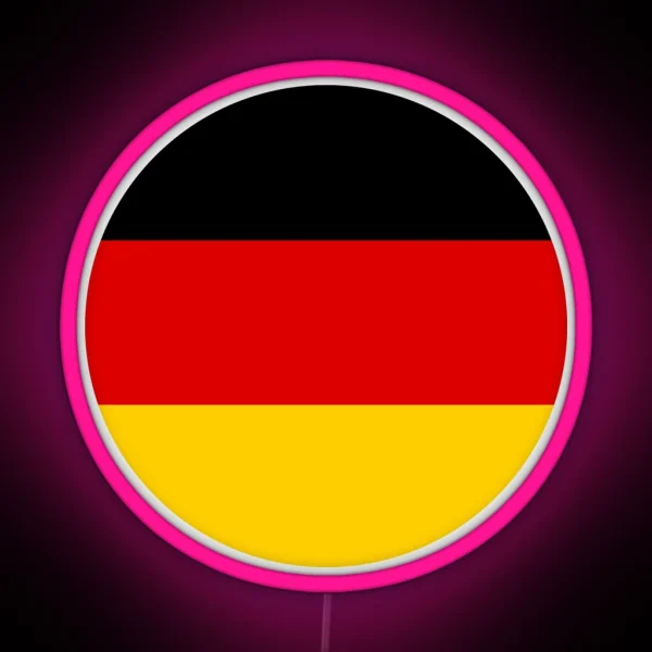 Germany Flag Rounded RGB Neon Sign