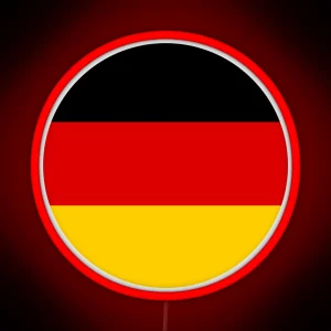 Germany Flag Rounded RGB Neon Sign