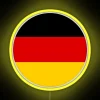 Germany Flag Rounded RGB Neon Sign - Image 5