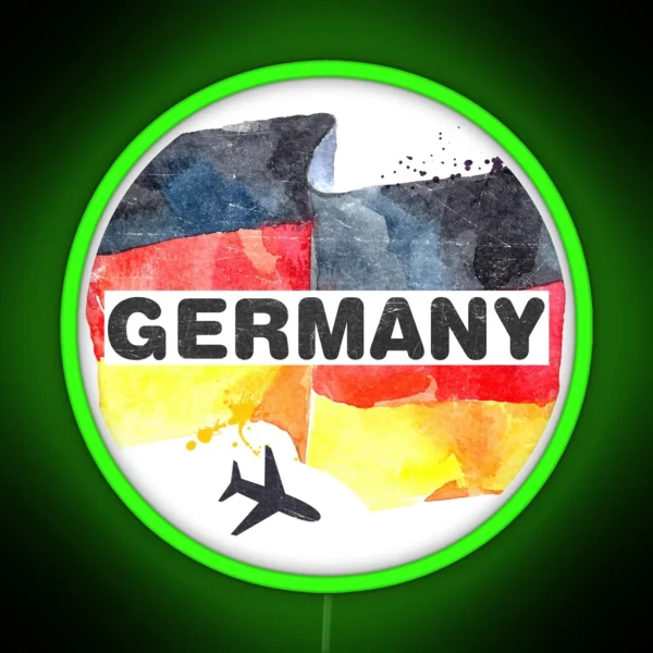 Germany Flag Vers RGB Neon Sign