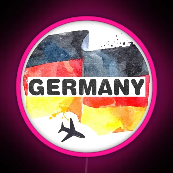 Germany Flag Vers RGB Neon Sign