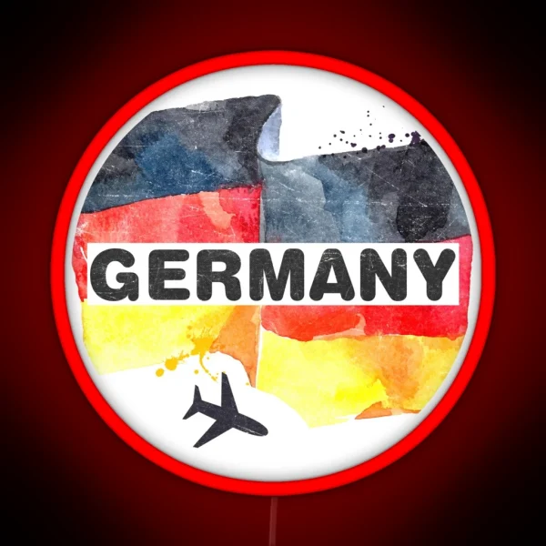 Germany Flag Vers RGB Neon Sign