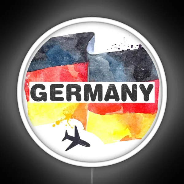 Germany Flag Vers RGB Neon Sign