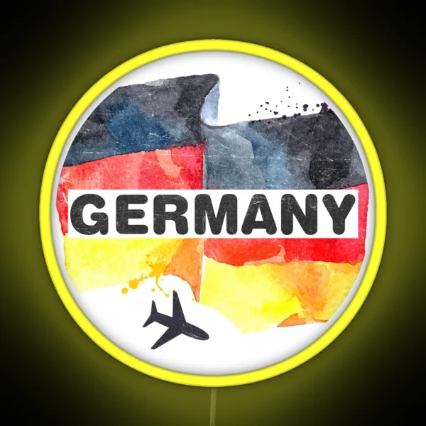 Germany Flag Vers RGB Neon Sign