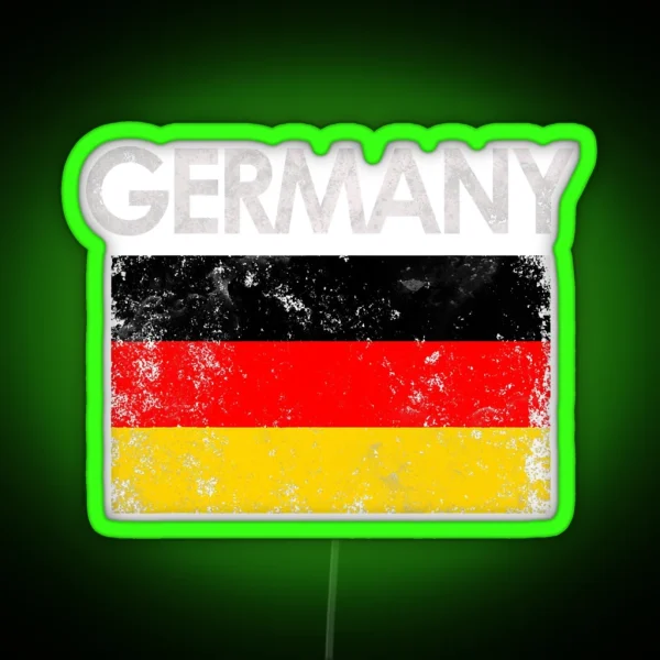 Germany German Flag Pride RGB Neon Sign