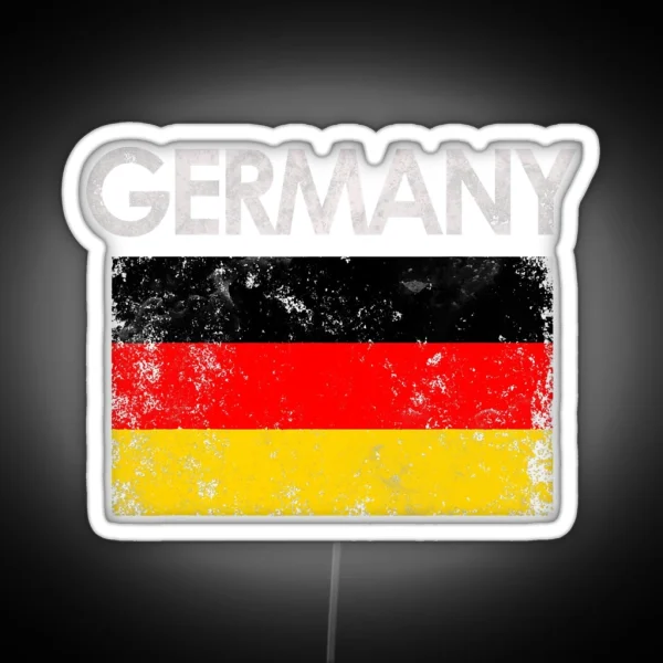 Germany German Flag Pride RGB Neon Sign