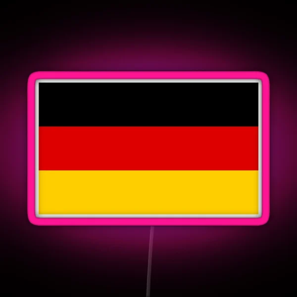 Germany German Flag RGB Neon Sign