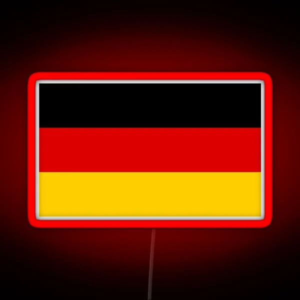 Germany German Flag RGB Neon Sign