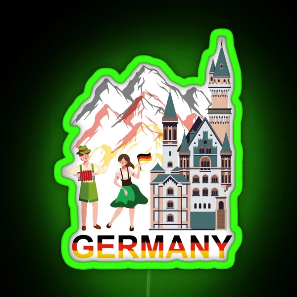 Germany RGB Neon Sign