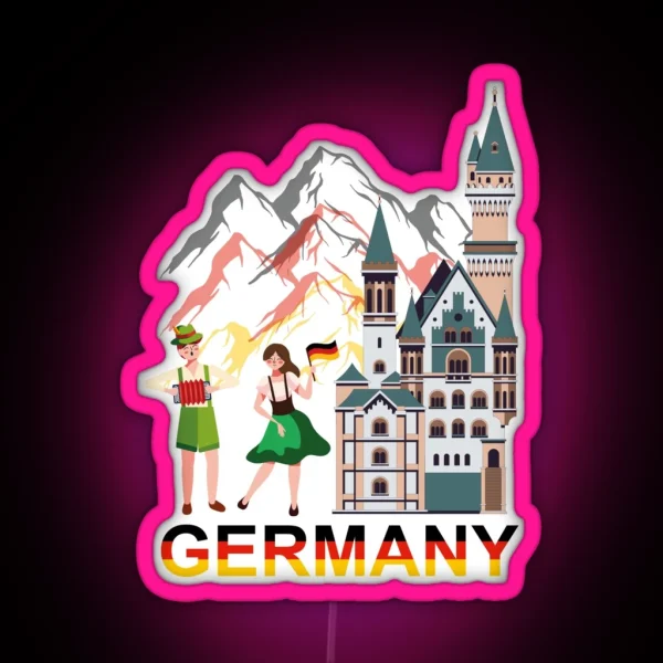 Germany RGB Neon Sign