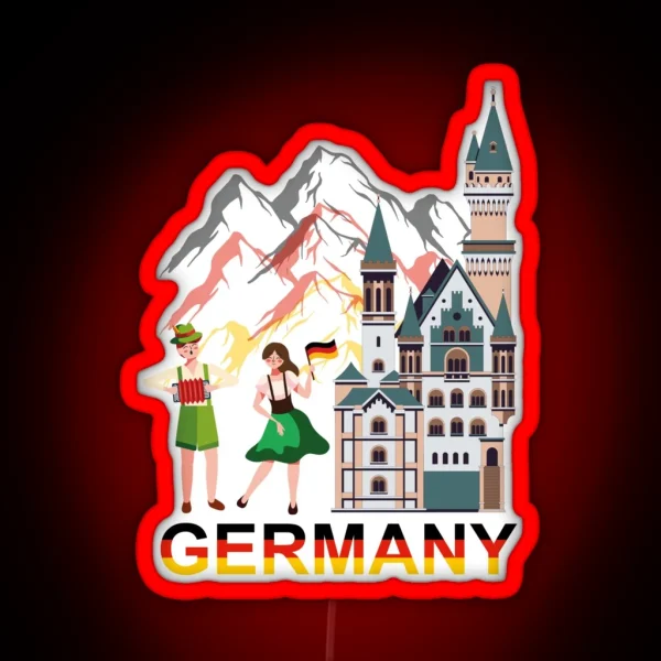 Germany RGB Neon Sign