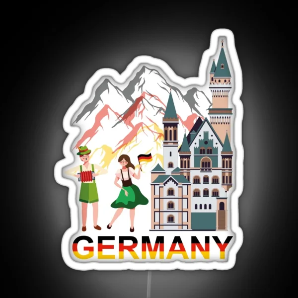 Germany RGB Neon Sign