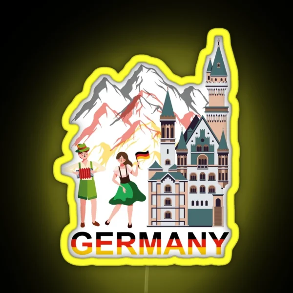 Germany RGB Neon Sign