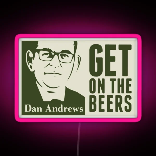 Get On The Beers Classic Led Png RGB Neon Sign