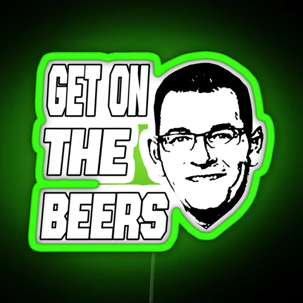 Get On The Beers Classic Led RGB Neon Sign
