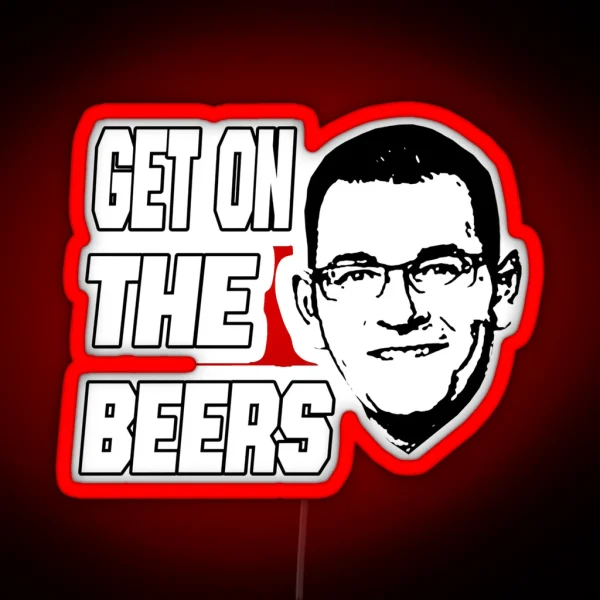 Get On The Beers Classic Led RGB Neon Sign
