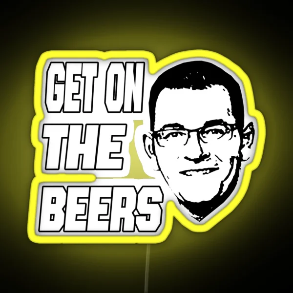 Get On The Beers Classic Led RGB Neon Sign