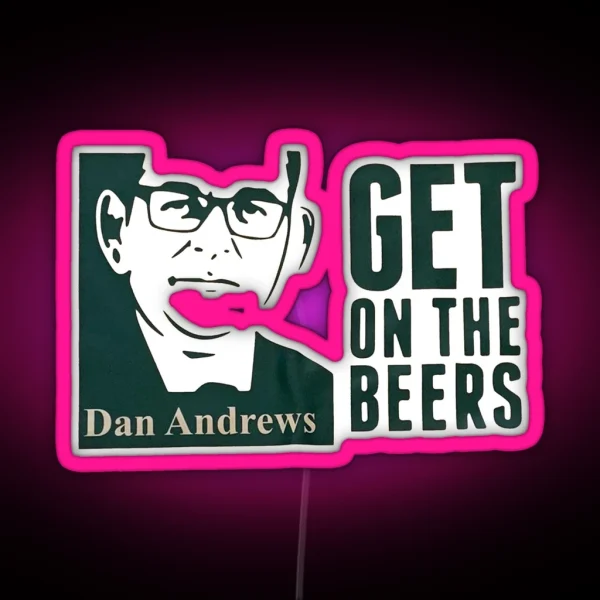 Get On The Beers Classic RGB Neon Sign