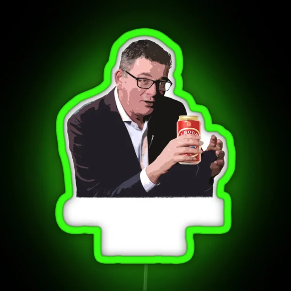 Get On The Beers Daniel Andrews Classic RGB Neon Sign
